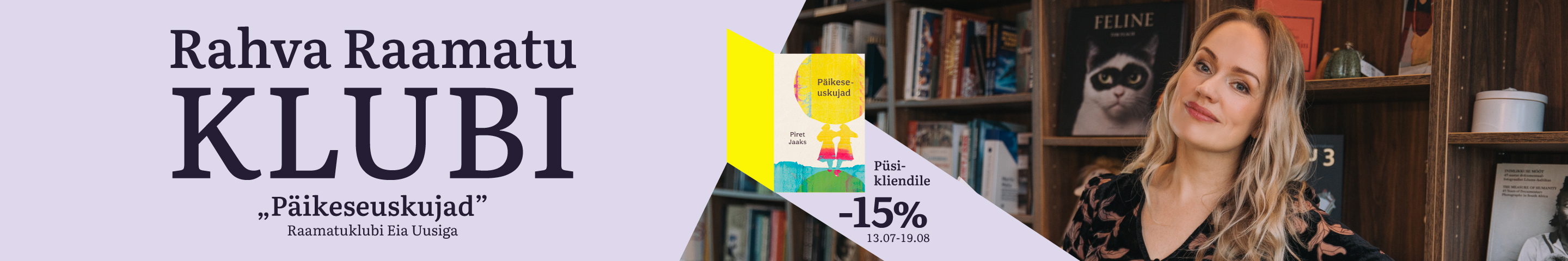 Liitu Rahva Raamatu klubiga, mida juhib kirjanik Eia Uus!