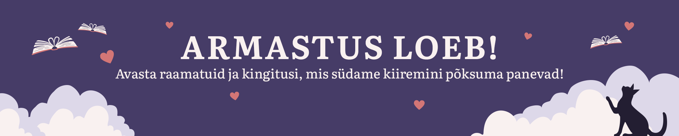Vaata raamatuid ja kingitusi, mis südame kiiremini põksuma panevad!