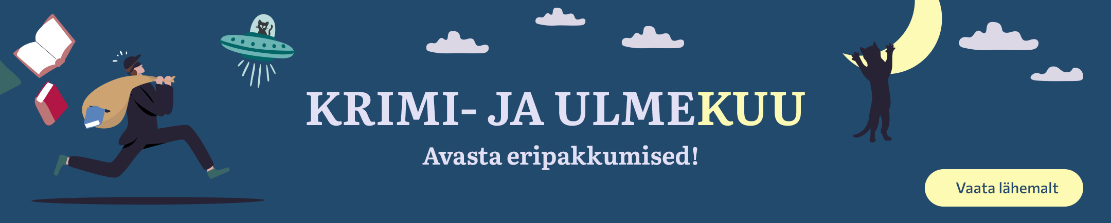 Krimikuu! Tutvu väärt põnevike ja ulmeliste lugemissoovitustega!